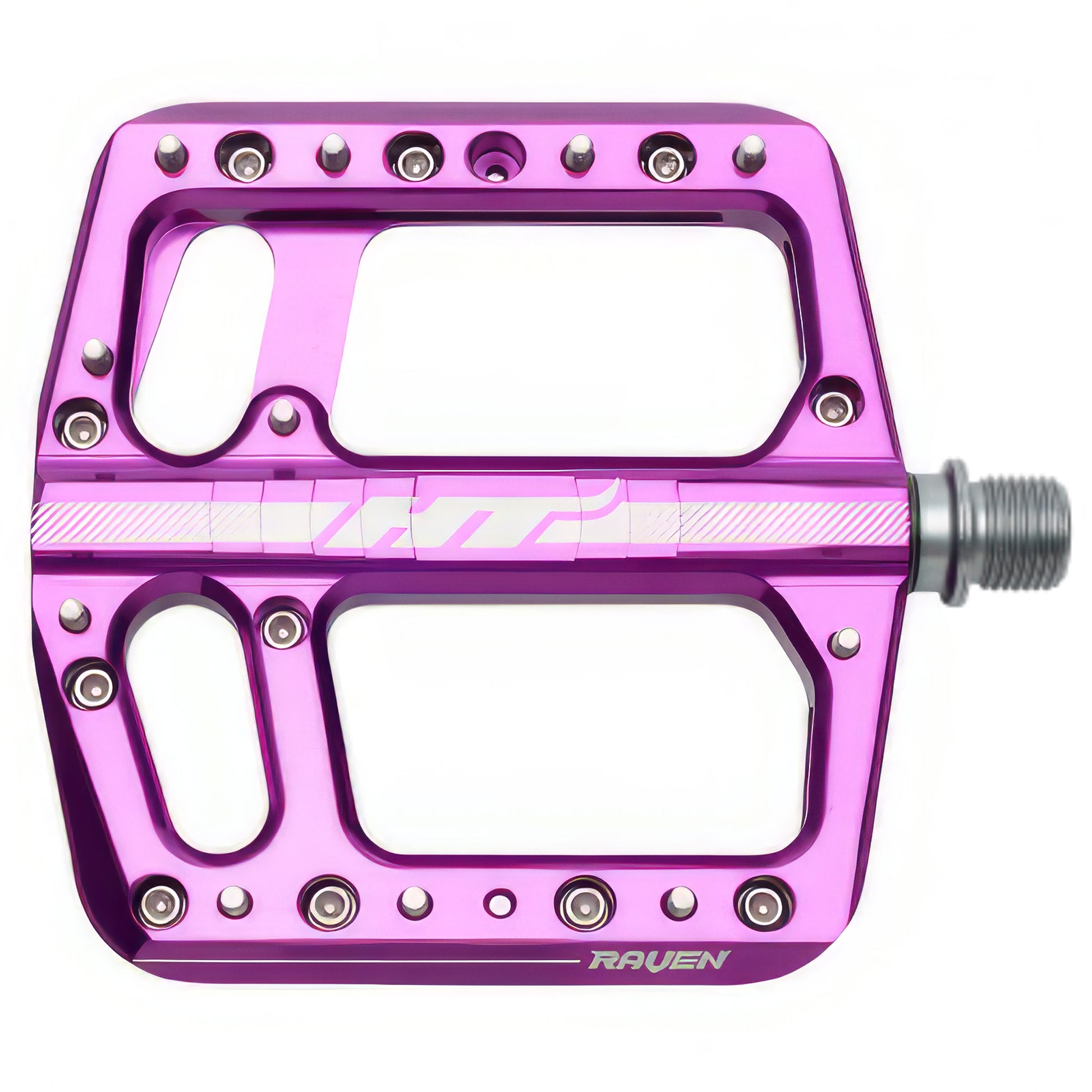 HT Pedals ANS12 Raven Platform Pedals CrMo Purple-Goodwynn'sGoodwynn's