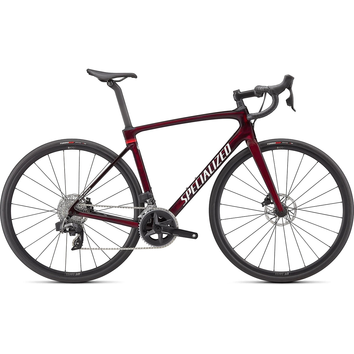 2023 Specialized roubaix comp bike gloss red tint carbon metallic white silver 54-Goodwynn'sGoodwynn's