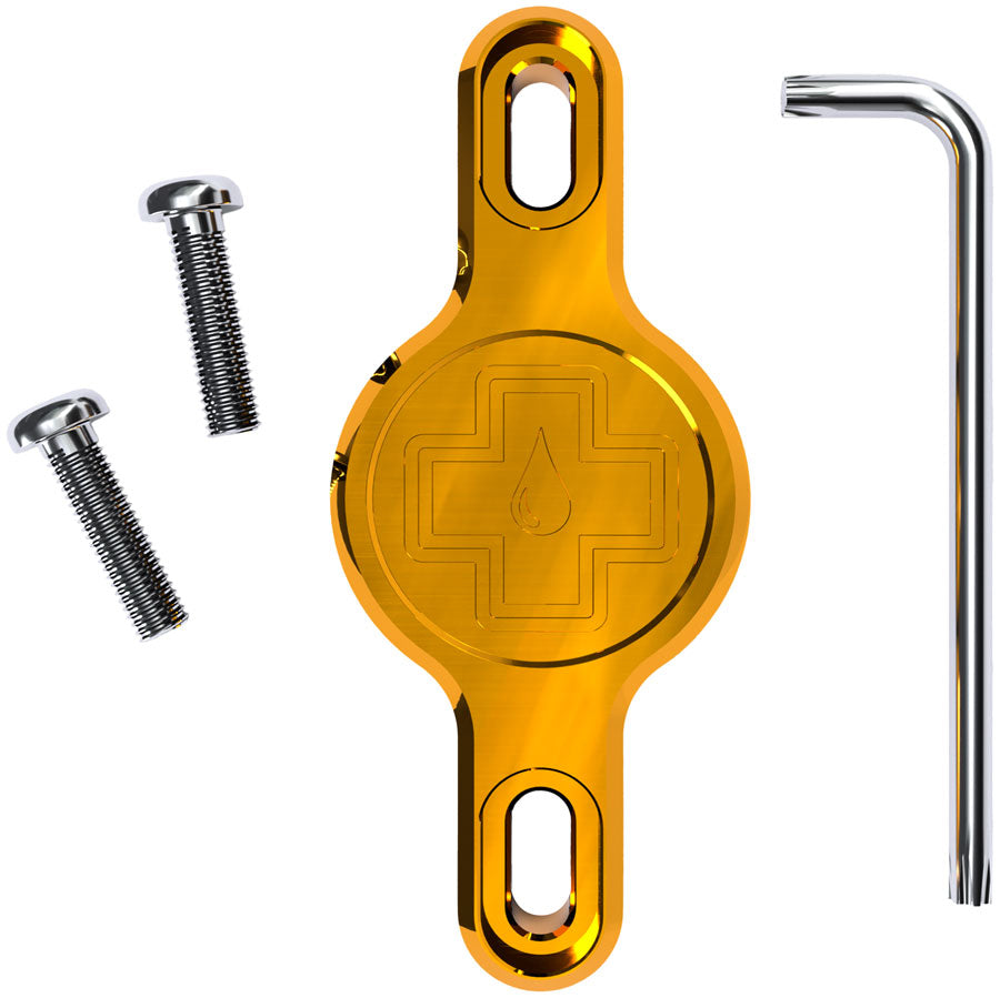 Muc-Off Secure Tag Holder - Gold 3.0-Goodwynn'sGoodwynn's