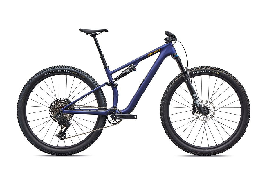 2026 Specialized Epic 8 Comp Evo Bike Satin Blue Onyx / California Sunshine M-Goodwynn'sGoodwynn's