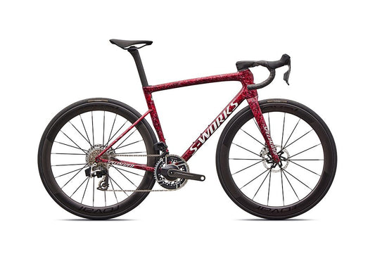 2026 Specialized Tarmac Sl8 S-Works Axs Bike Gloss Redsky Shdwsil Wht Impasto 49-Goodwynn's