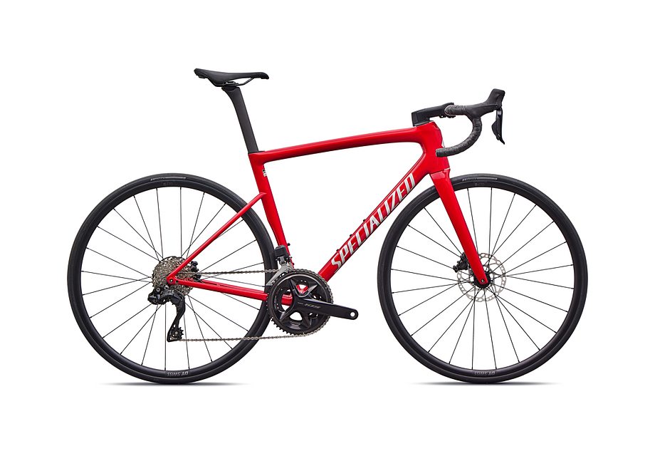 2026 Specialized Tarmac Sl8 Comp Di2 Bike Gloss Red Tint Over Silver Dust / Silver Dust 49-Goodwynn'sGoodwynn's