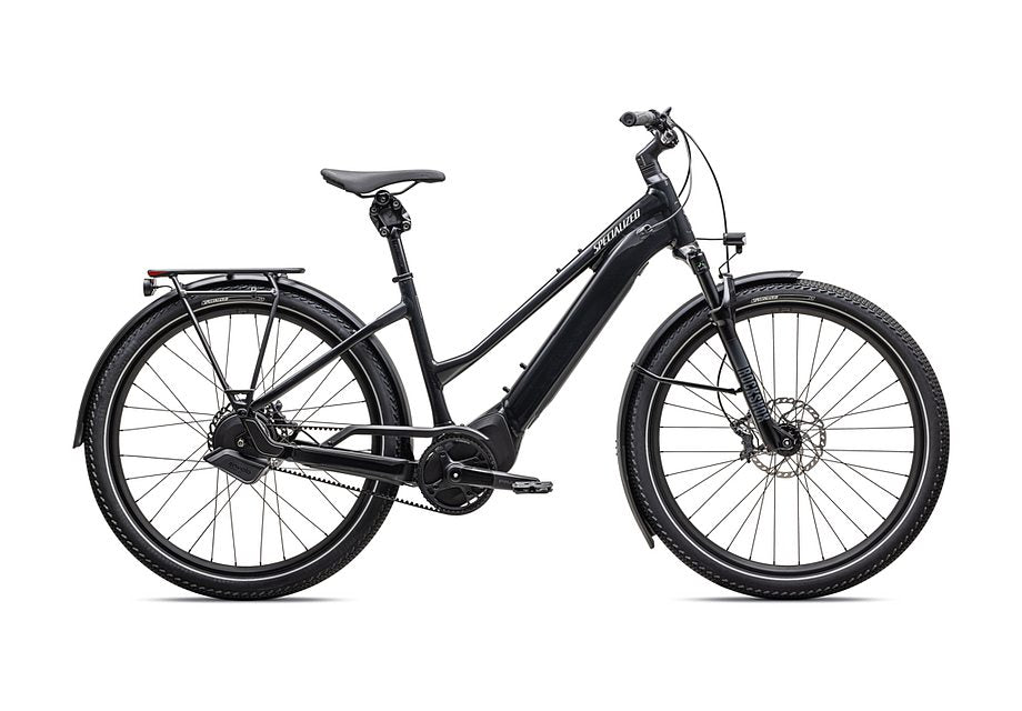 2025 Specialized vado 5.0 igh step through ul bike gloss castblack / satin silver reflective xl
