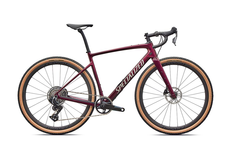 2026 Specialized Diverge Pro Bike Bordeaux Metallic/Pearl/Dolomite 58