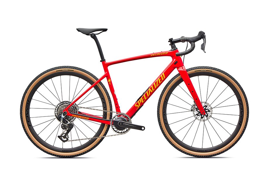 2026 Specialized Diverge Pro Ltd Bike Gloss Flow Red Yellow Ltd 52