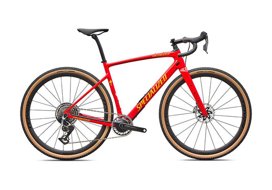 2026 Specialized Diverge Pro Ltd Bike Gloss Flow Red Yellow Ltd 52-Goodwynn's