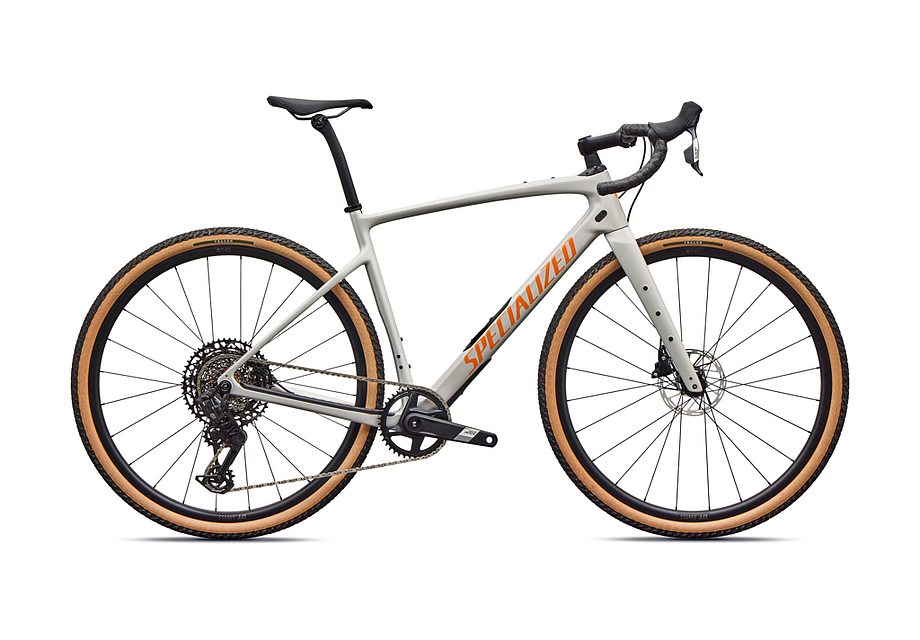 2026 Specialized Diverge Comp Bike Dolomite Metallic/Orange Zest 58-Goodwynn'sGoodwynn's