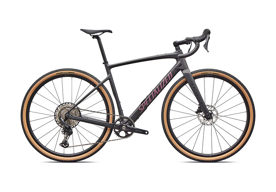 2026 Specialized Diverge Sport Bike Obsidian Metallic/Quartz Metallic 52