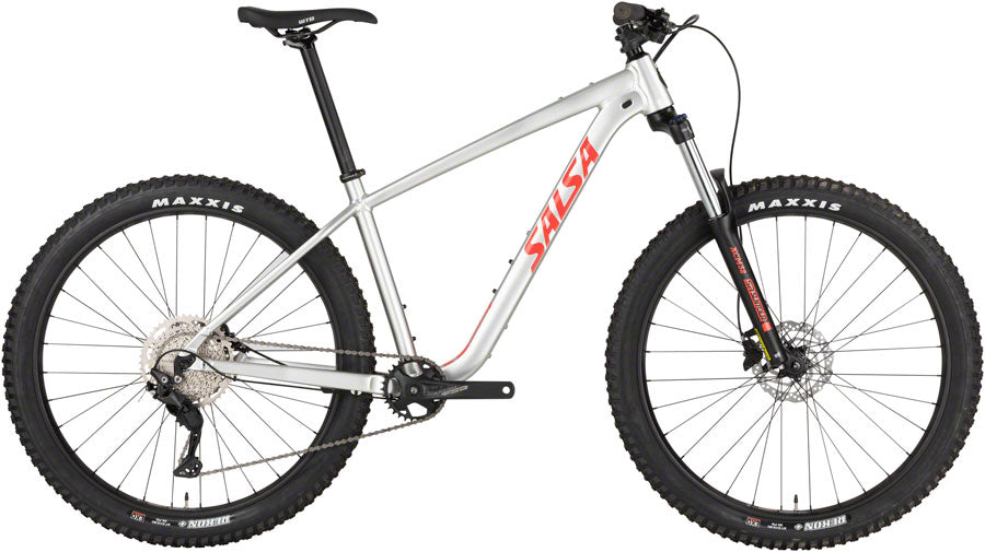 Salsa Rangefinder Deore 10 27.5+ Bike - 27.5" Aluminum Silver X-Small-Goodwynn'sGoodwynn's