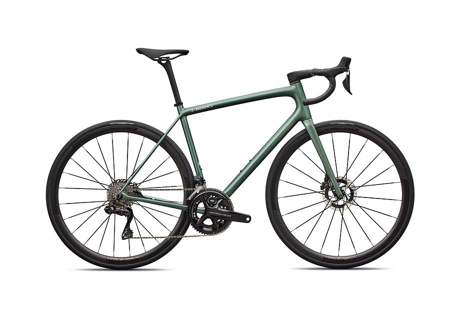 2026 Specialized Aethos S-Works Di2 Bike Gloss Premium Fjord Metallic / Dolomite Metallic 49