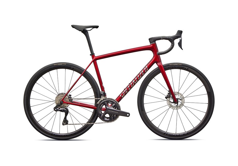 2026 Specialized Aethos Pro Di2 Bike Gloss Red Sky / Chrome 61-Goodwynn'sGoodwynn's