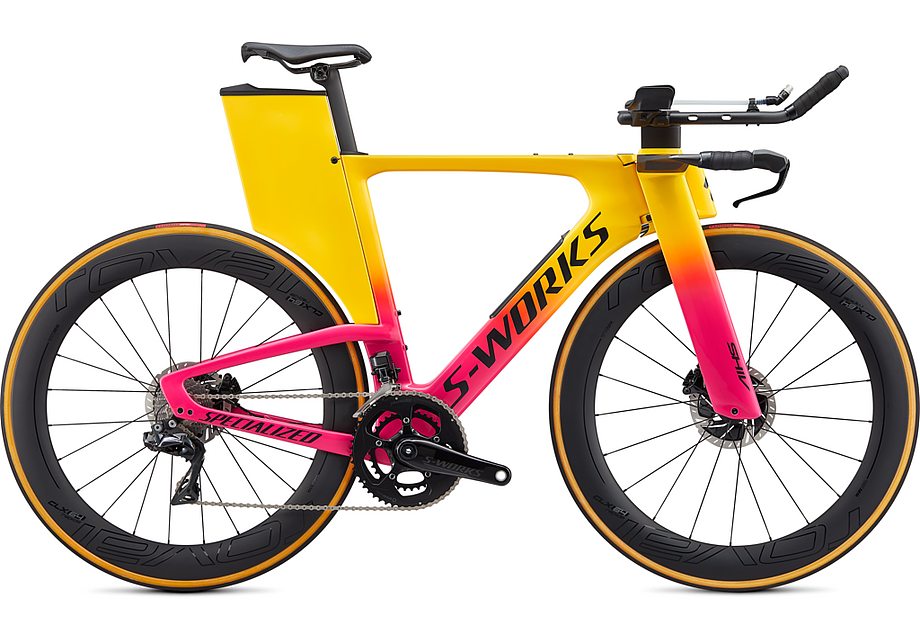 Specialized shiv S-Works disc di2 gloss golden yellow/vivid pink/satin black m-Goodwynn'sGoodwynn's