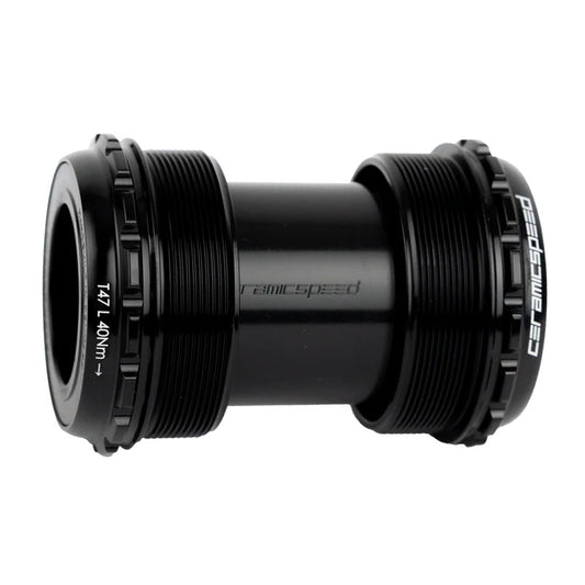 CeramicSpeed T47/68 Threaded BB Alpha Gravel SRAM Black-Goodwynn's