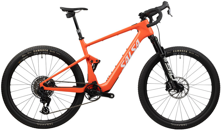Salsa Wanderosa C Force XO AXS Transmission Ebike - 29" Carbon Coral Small-Goodwynn'sGoodwynn's