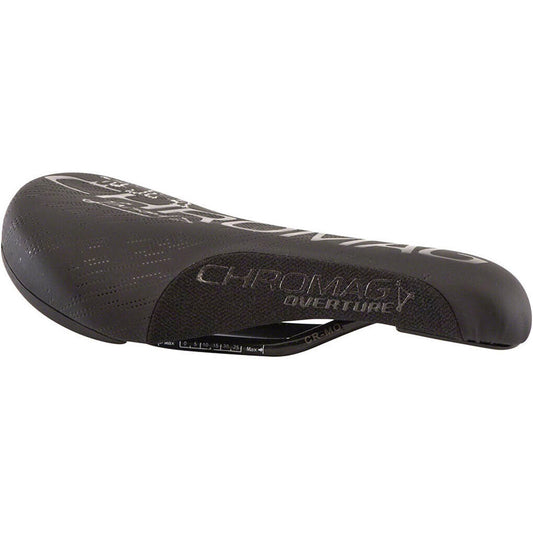 Chromag Overture Saddle CrMo Rails - Black-Goodwynn's