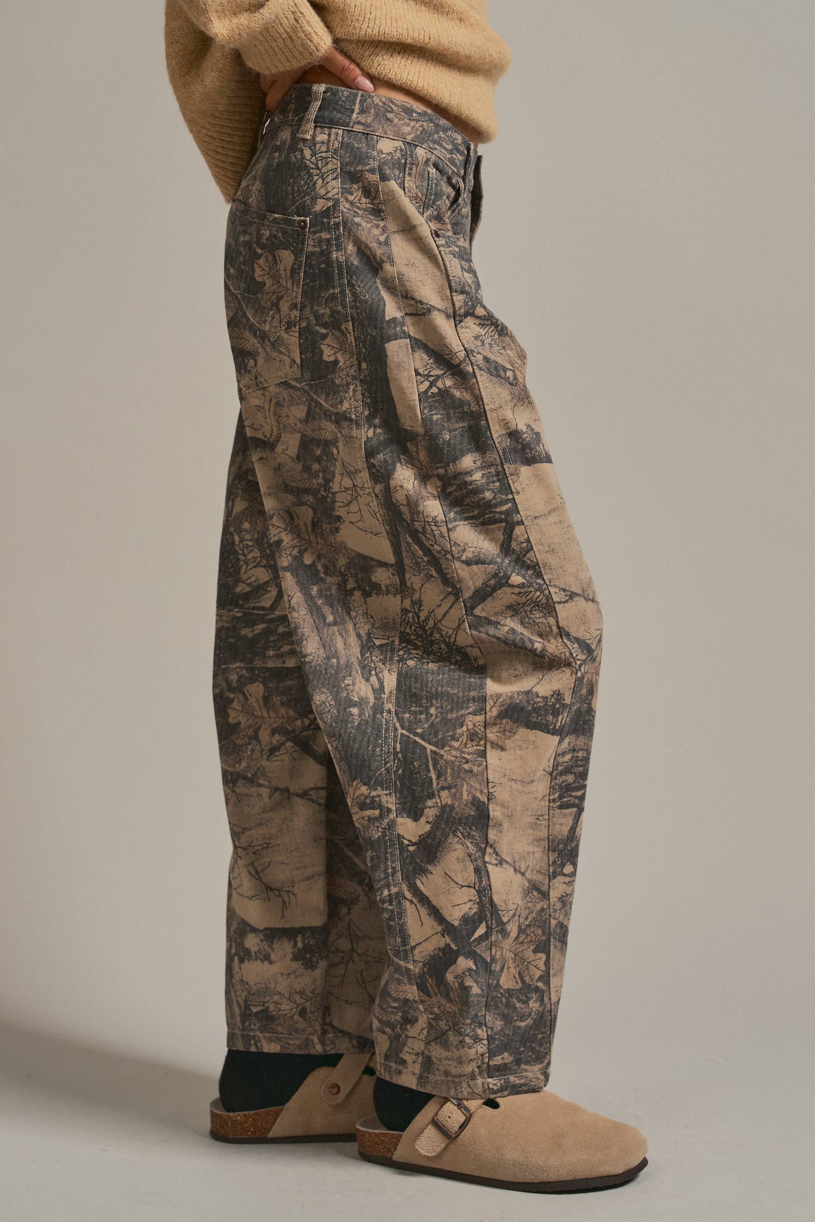 Urban Daizy - Camo Print Cotton Balloon Pants-Goodwynn'sGoodwynn's