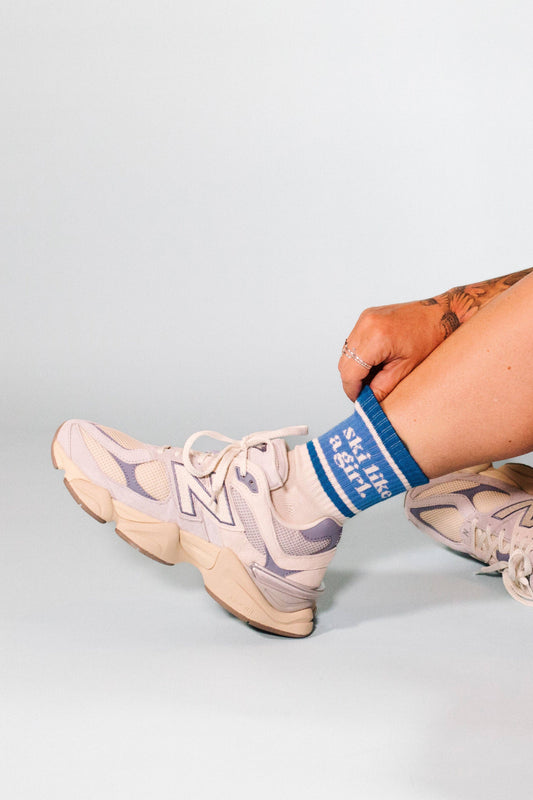 Ski Like a Girl - Ski Like a Girl Socks – Cobalt-Goodwynn's