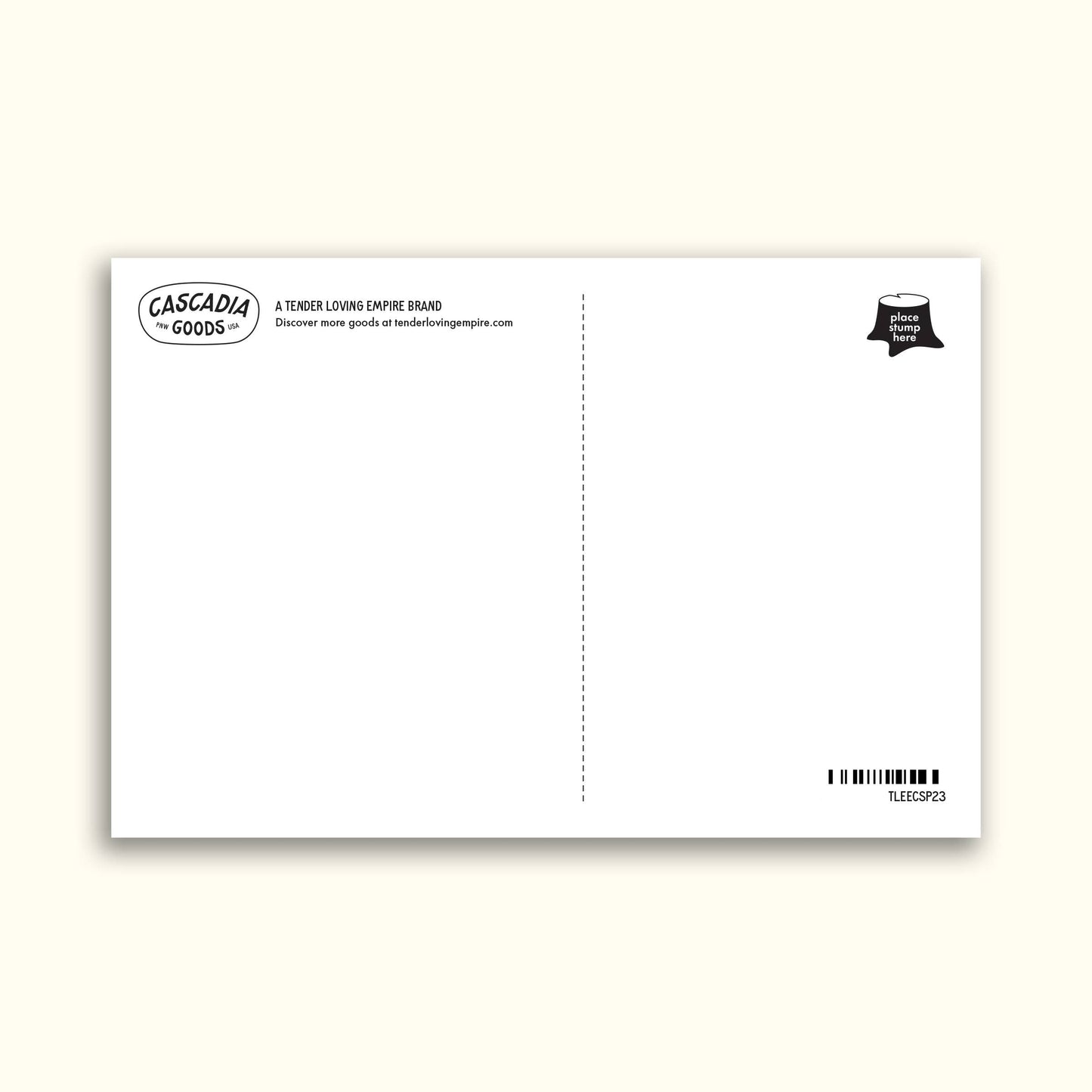 Tender Loving Empire - Oregon Mountain Peak Postcard