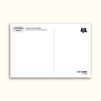 Tender Loving Empire - Oregon Mountain Peak Postcard