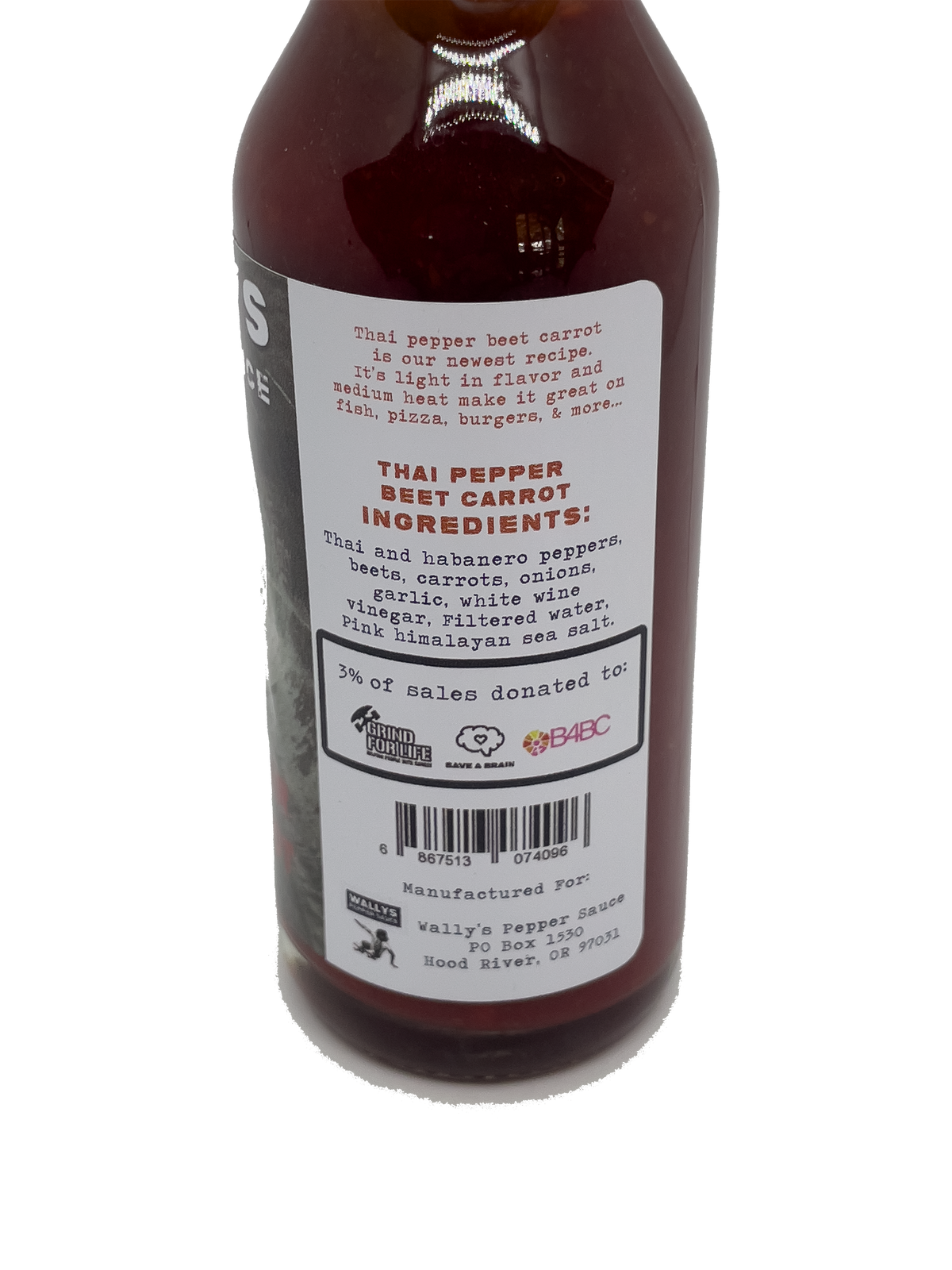 Wallys Pepper Sauce LLC - Thai Pepper Beet Carrot-Goodwynn'sGoodwynn's