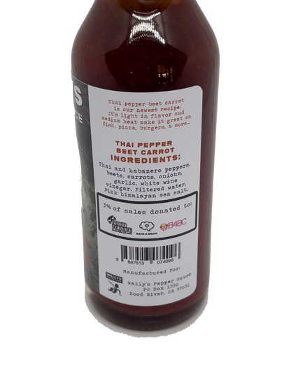 Wallys Pepper Sauce LLC - Thai Pepper Beet Carrot