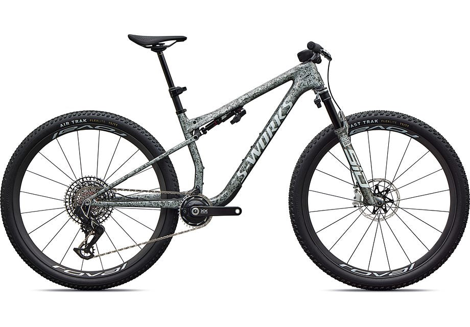 2027 Specialized Epic 9 S-Works Bike Gloss Metallic Obsidian Multi Color Dry Impasto/ Metallic White Silver S-Goodwynn'sGoodwynn's