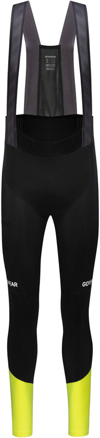 Gorewear Spinshift Thermo Bibs + - Black/Yellow Mens Medium