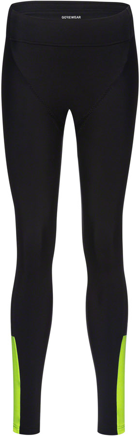 Gorewear Swiftride Thermo Tights - Black/Neon Yellow Womens Large-Goodwynn'sGoodwynn's