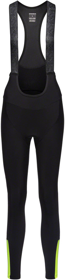 Gorewear Swiftride Thermo Bib Tights + - Black/Neon Yellow Womens Large-Goodwynn'sGoodwynn's