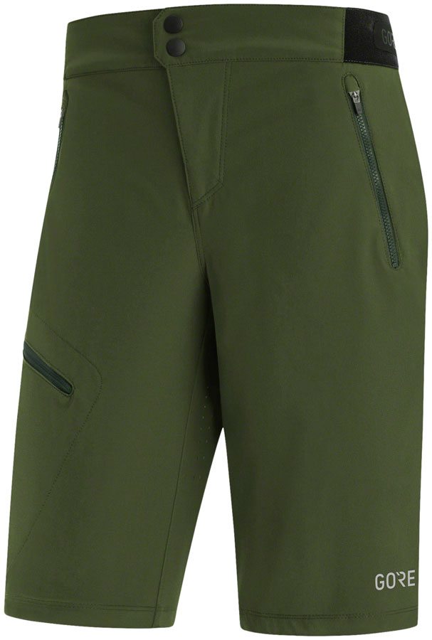 Gorewear C5 Shorts - Utility Green Womens Performance Cycling Shorts-Goodwynn'sGoodwynn's