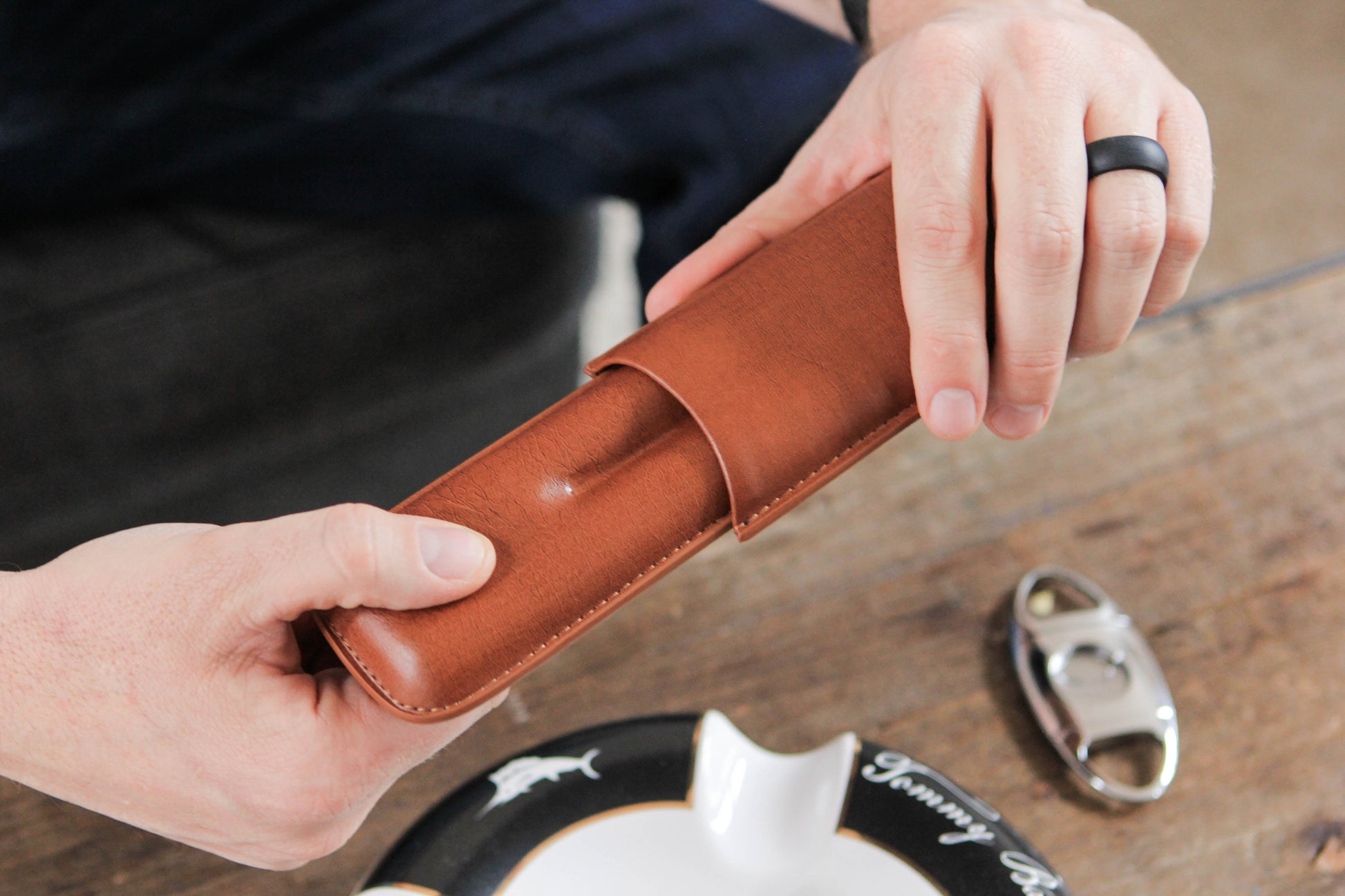 Klaro Two-Cigar Travel Case-Goodwynn'sGoodwynn's