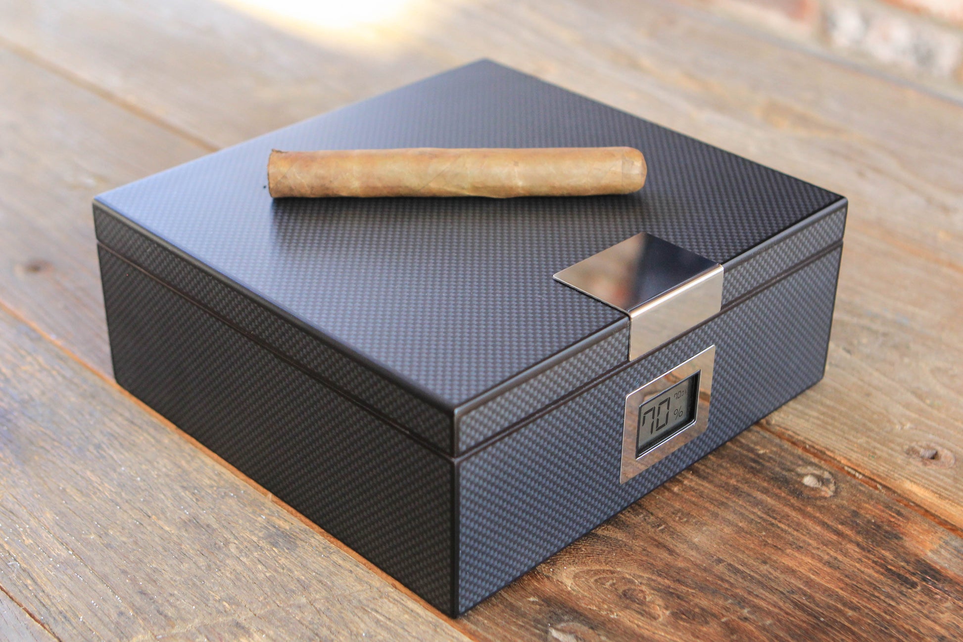 Kingston Carbon Fiber Humidor-Goodwynn'sGoodwynn's
