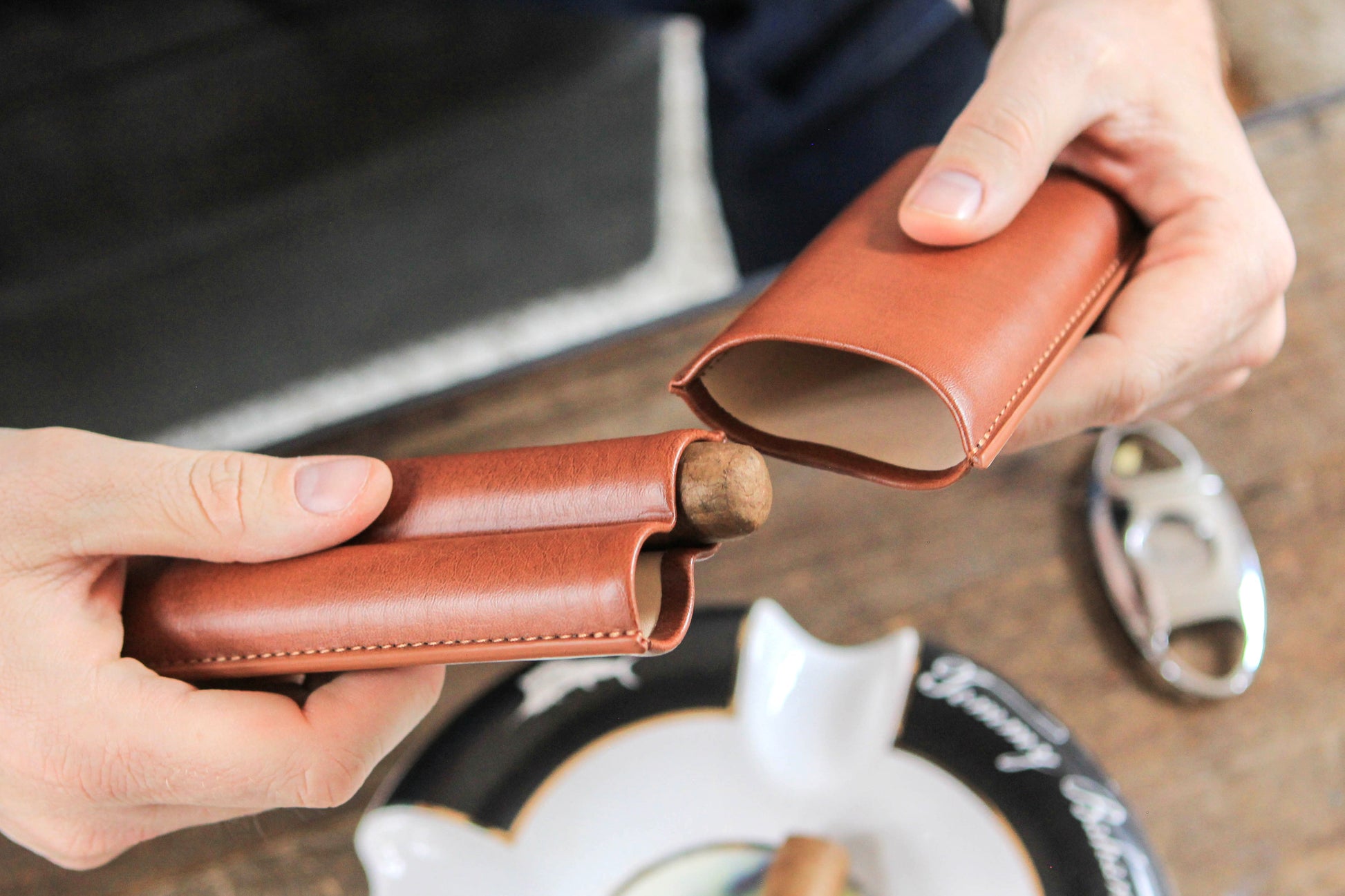 Klaro Two-Cigar Travel Case-Goodwynn'sGoodwynn's