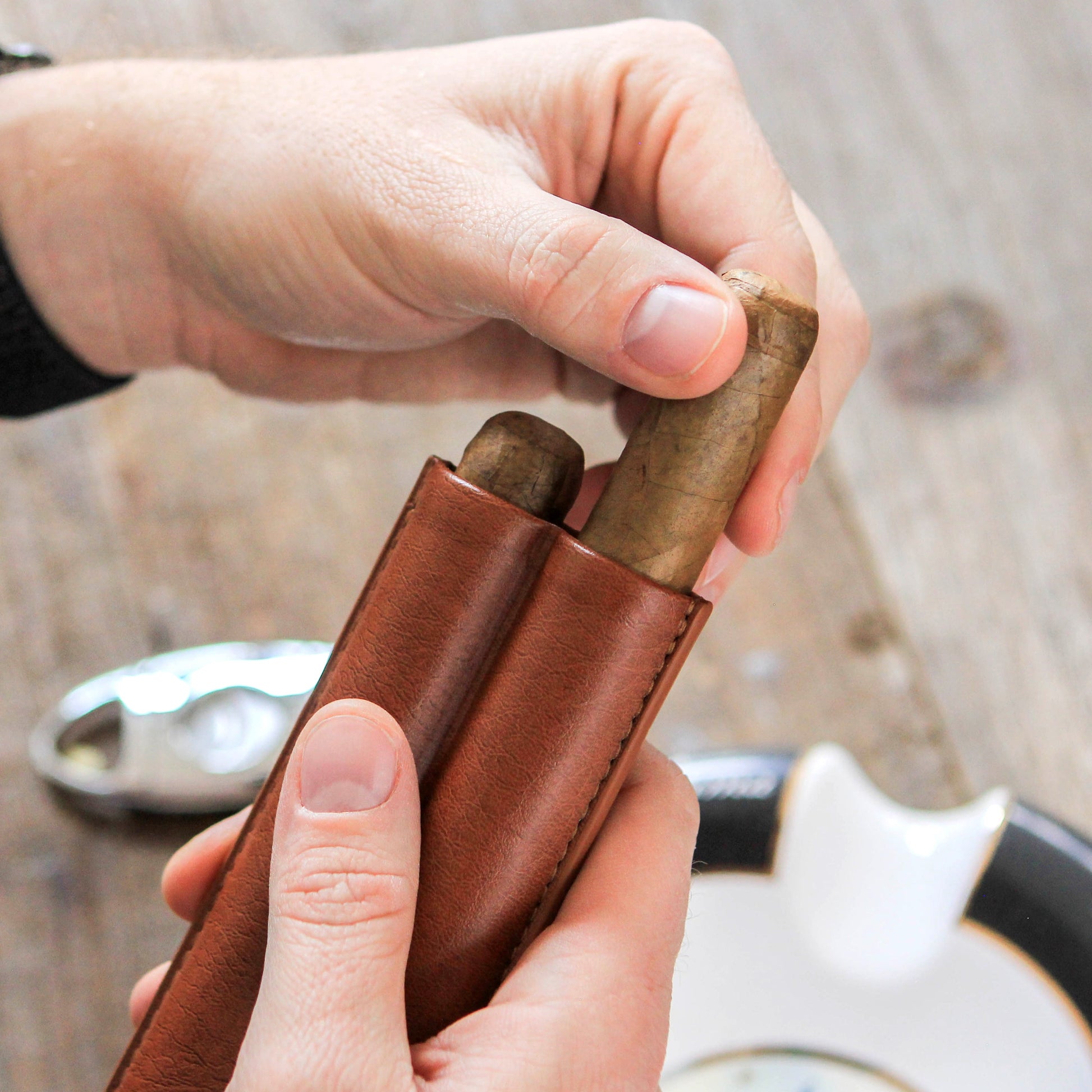 Klaro Two-Cigar Travel Case-Goodwynn'sGoodwynn's