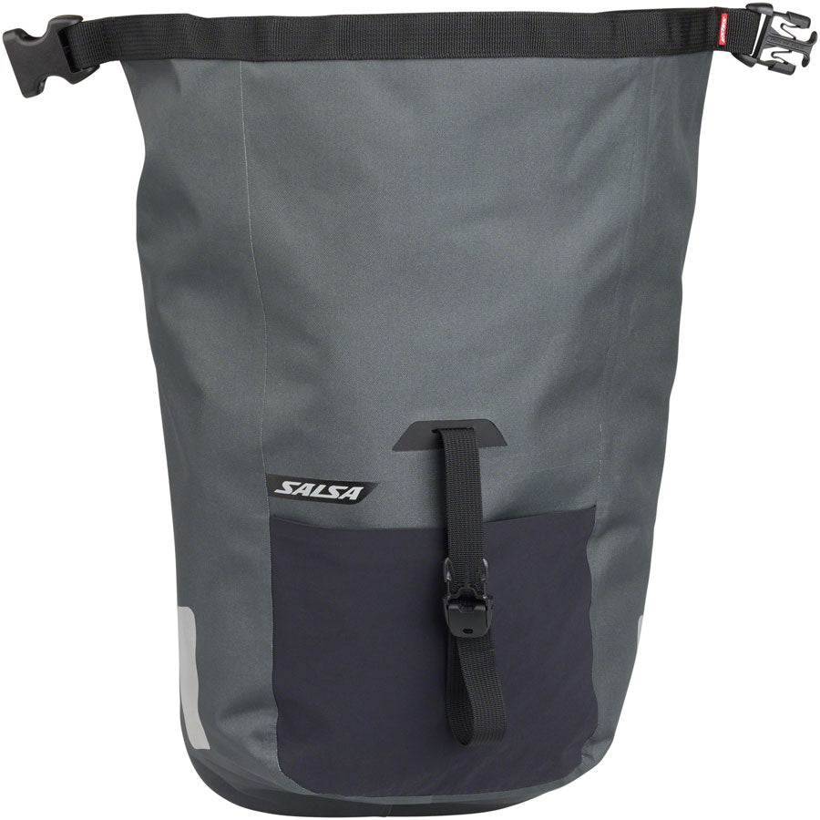 Salsa EXP Series Agave Pannier - 12.5L Roll-Top Gray Each-Goodwynn'sGoodwynn's