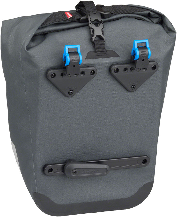 Salsa EXP Series Agave Pannier - 12.5L Roll-Top Gray Each-Goodwynn'sGoodwynn's