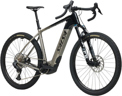 Salsa Tributary C Rival GX AXS Transmission SUS Ebike - 29" Carbon Charcoal/BLK X-Small