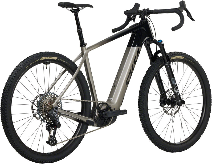 Salsa Tributary C Rival GX AXS Transmission SUS Ebike - 29" Carbon Charcoal/BLK X-Small