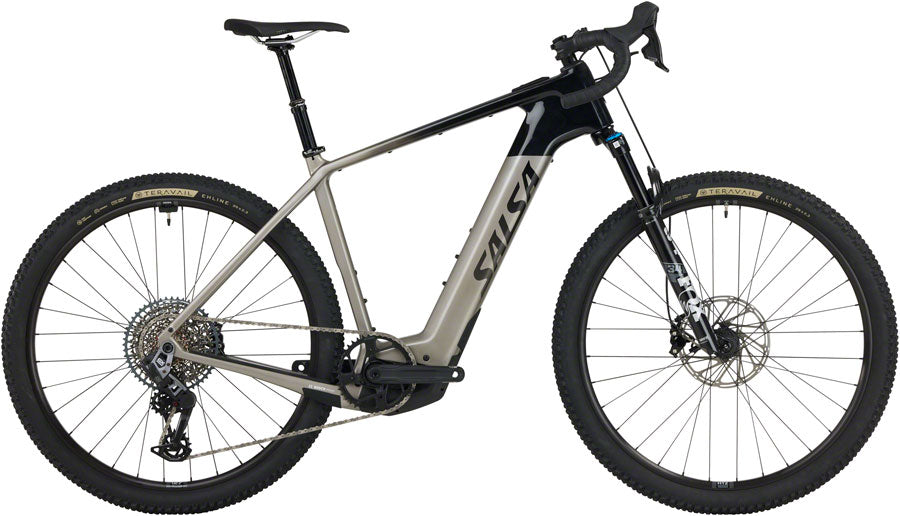 Salsa Tributary C Rival GX AXS Transmission SUS Ebike - 29" Carbon Charcoal/BLK X-Large-Goodwynn'sGoodwynn's