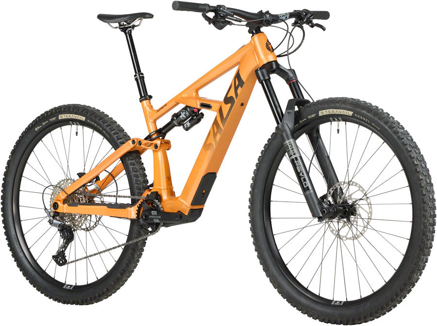 Salsa Moraine Deore 12 Ebike - 29" Aluminum Terracotta Orange Large-Goodwynn'sGoodwynn's