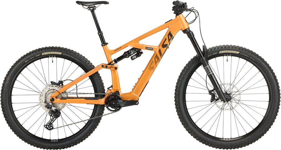 Salsa Moraine Deore 12 Ebike - 29" Aluminum Terracotta Orange Small-Goodwynn'sGoodwynn's