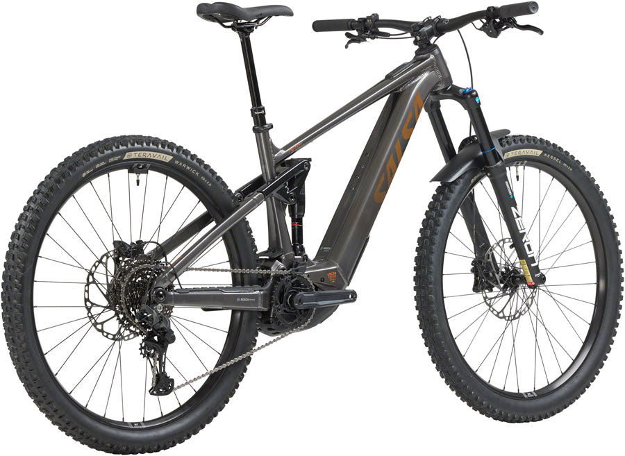 Salsa Notch Cues 10 Ebike - 29" Aluminum Charcoal Black X-Large-Goodwynn'sGoodwynn's
