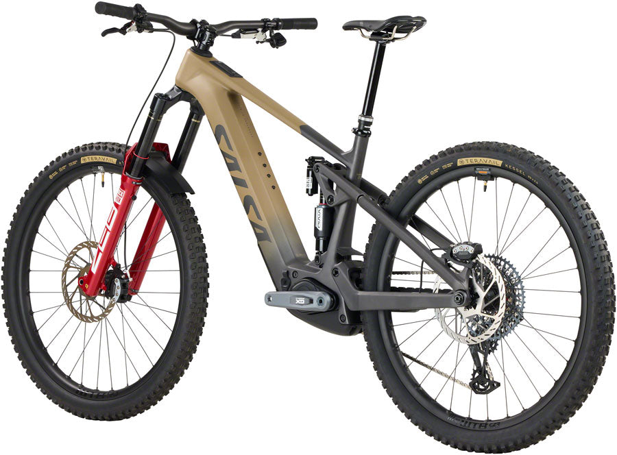 Salsa Notch C GX AXS Transmission Ebike - 29" Carbon Black / Walnut Medium