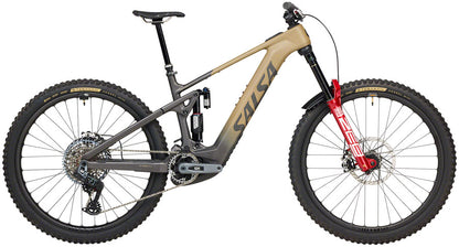 Salsa Notch C GX AXS Transmission Ebike - 29" Carbon Black / Walnut Medium