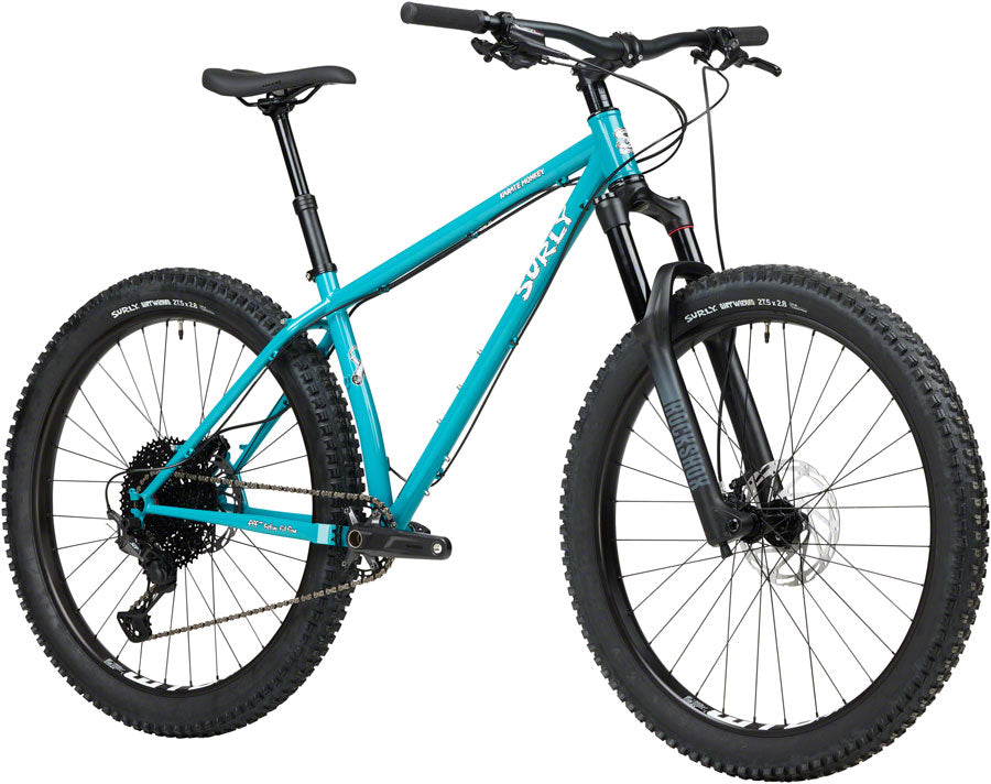Surly Karate Monkey Front Suspension Bike - 27.5" Steel Lost at Sea Blue Large-Goodwynn'sGoodwynn's