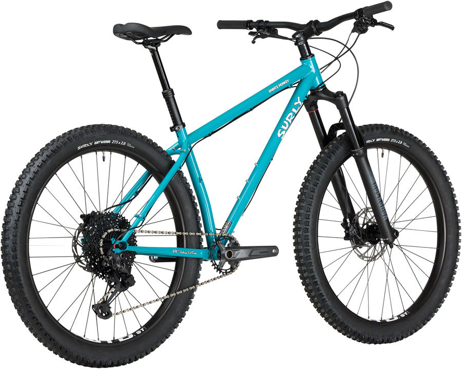Surly Karate Monkey Front Suspension Bike - 27.5" Steel Lost at Sea Blue Large-Goodwynn'sGoodwynn's