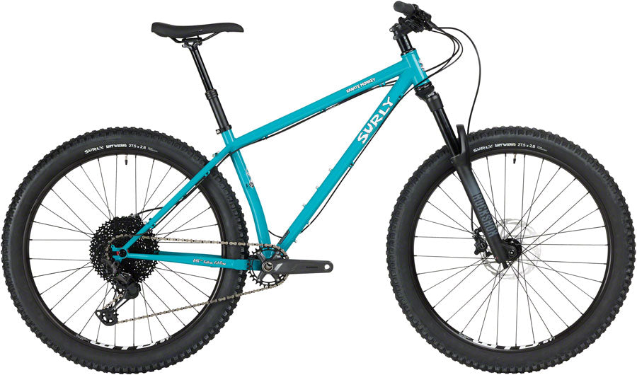Surly Karate Monkey Front Suspension Bike - 27.5" Steel Lost at Sea Blue Large-Goodwynn'sGoodwynn's
