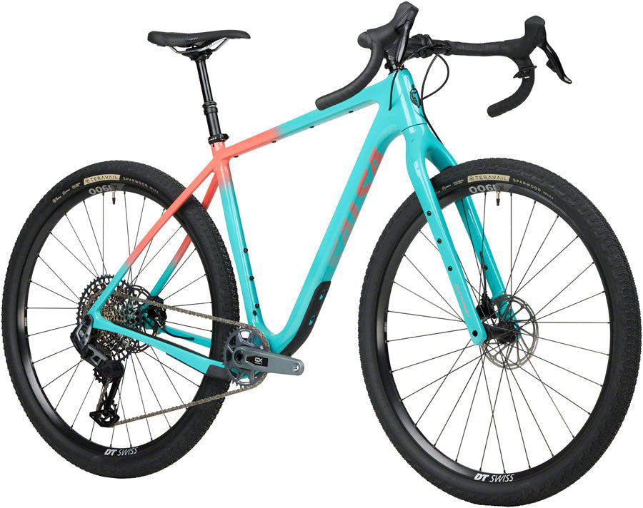Salsa Cutthroat C Rival GX AXS Transmission Bike - 29" Carbon Teal Fade 60cm-Goodwynn'sGoodwynn's