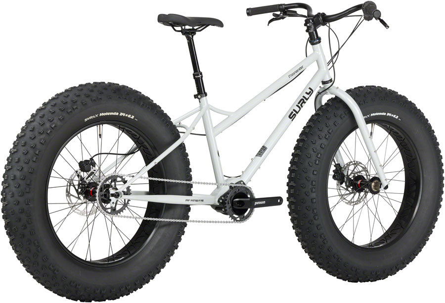 Surly Moonlander Fat Tire Bike - 24" Steel Lunar Dust Gray X-Large-Goodwynn'sGoodwynn's