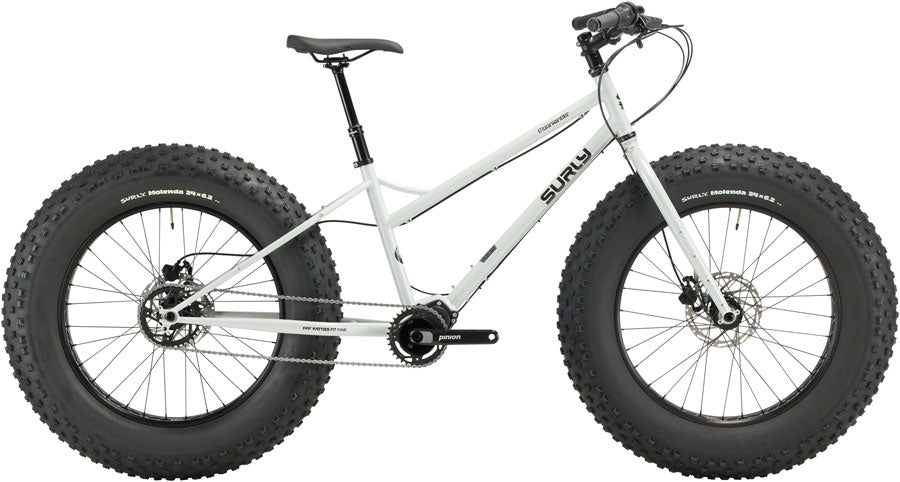 Surly Moonlander Fat Tire Bike - 24" Steel Lunar Dust Gray Large-Goodwynn'sGoodwynn's